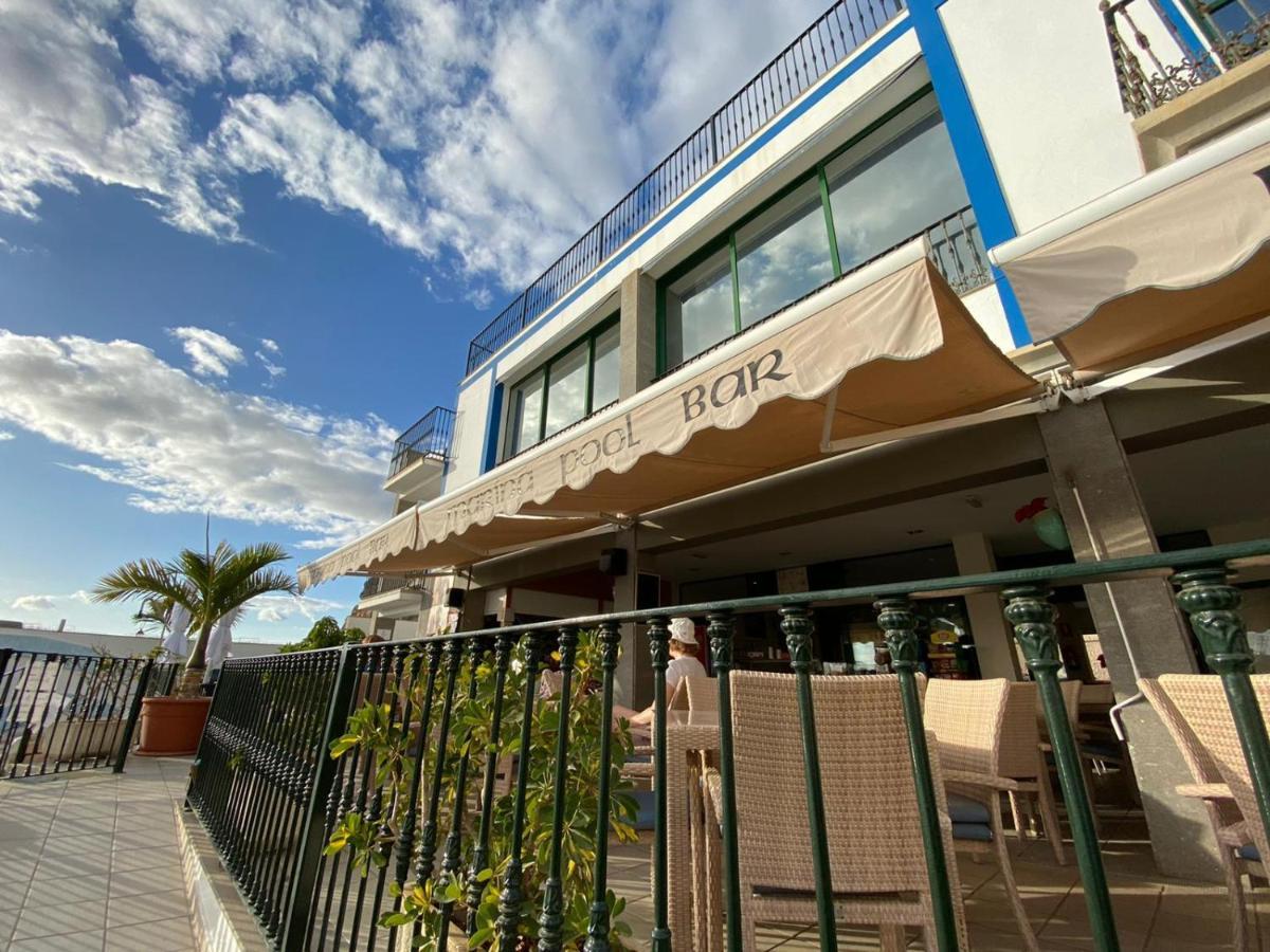 Billy'S Beachfront Apartment With Pool Access Puerto De Mogan Exteriör bild